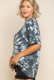 Splashes in Color Top, Galaxy Black