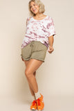 Splashes in Color Top, Berry