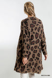 Fuzzy Leopard Cardigan