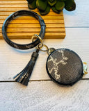 Bangle Keychain with Wireless Headphone Case