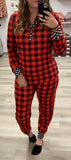 Plaid & Dots Loungewear Set