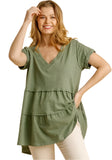 Umgee usa Tiered Ruffle Tunic