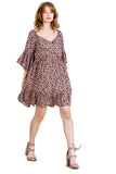 Dalmatian Print Sweetheart Dress