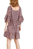 Dalmatian Print Sweetheart Dress