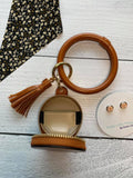 Bangle Keychain with Wireless Headphone Case