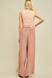 Solid Slit Maxi Pants, Latte