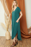 Everyday Pocket Maxi Dress, Hunter Green