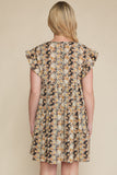 Floral Ruffle Tiered Dress