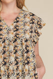 Floral Ruffle Tiered Dress