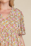 Floral Puff Sleeve Dress
