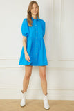 ENTRO USA Bubble Sleeve Mini Dress