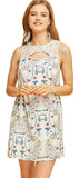 entro floral and lace dress