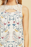 Floral and Lace Dress