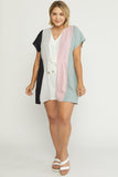 Color Block Romper