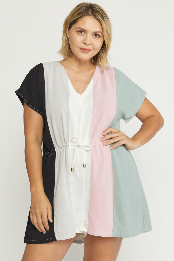Entro usa Color Block Romper