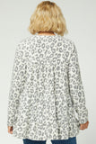 Animal Print Tiered Top
