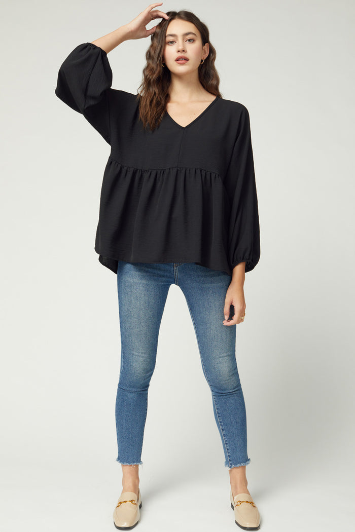Entro Textured Babydoll Tunic