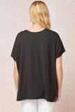 Short Sleeve Placket Top