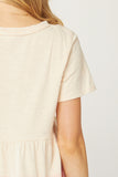Ombre Tiered Top, Rose