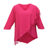 Fringe Cotton Gauze Top