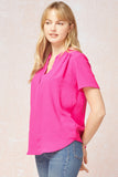 Classic & Chic Top,  Hot Pink