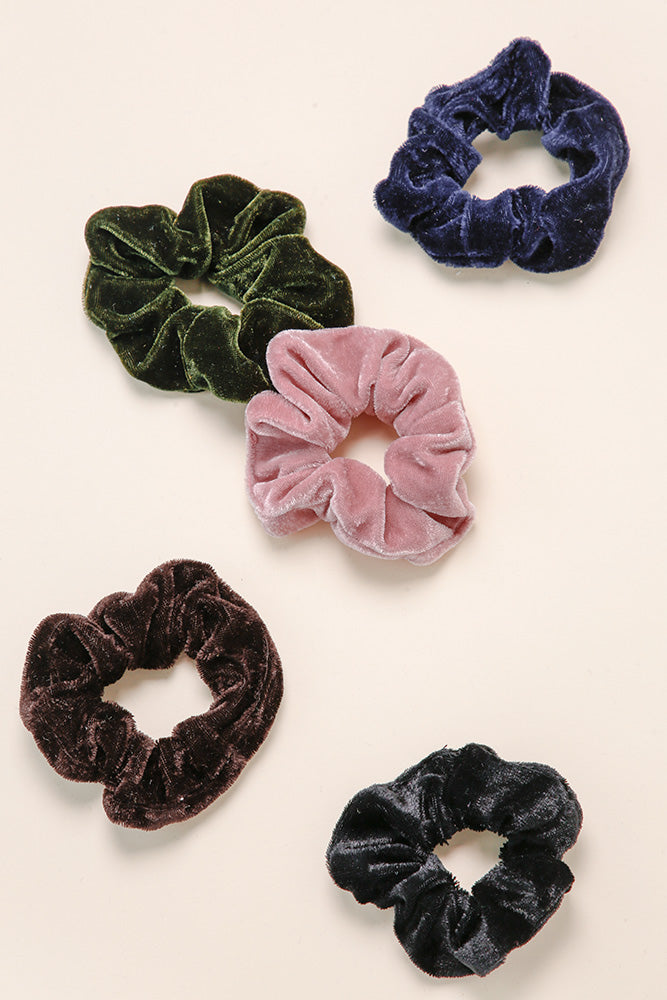 Velvet Scrunchies - Set of Two