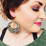 Dixie Bliss Catalina Leopard Hoops