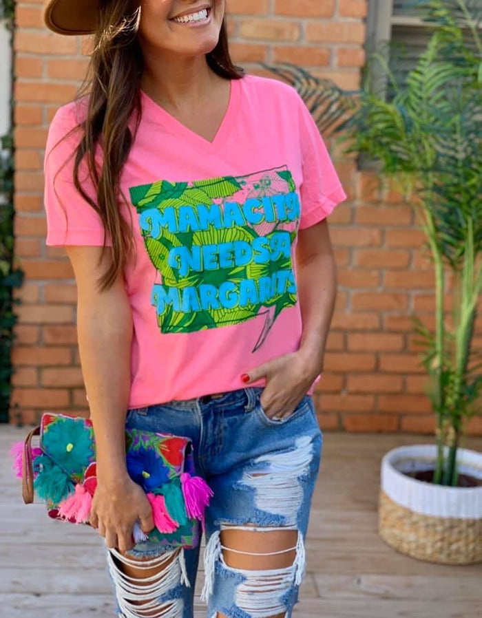 Violet Skye Mamacita Needs A Margarita Tee Shirt