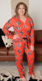 Leopard Hearts loungewear Set