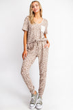 Cheetah Comfort Joggers, Sand