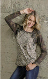 Camo & Leopard Top