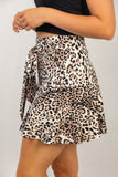 Sassy Tiered Skort, Leopard
