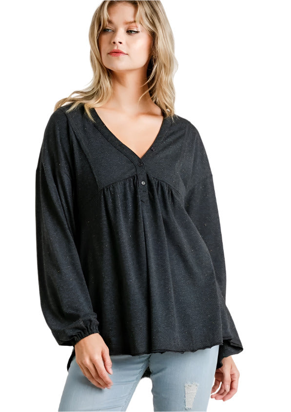 UMGEE USA Confetti babydoll top