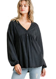 UMGEE USA Confetti babydoll top