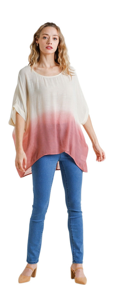 Umgee OMBRE DOLMAN SLEEVE TOP