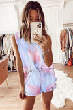pink blue verred loungewear set