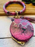Bangle Keychain with Wireless Headphone Case