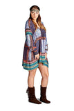 Patch Floral Baby Doll Mini Dress