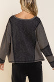 Mix & Match Top, Black