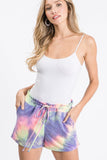 Free Spirit Tie Dye Knit Shorts