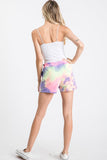Free Spirit Tie Dye Knit Shorts