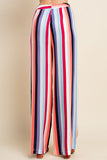 Luna Striped Pants, Dark Multi