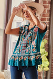 Andree by unit / Savanna Jane Embroidered Ruffle Top