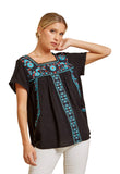 Andree by unit / Savanna Jane Babydoll Embroidered Top
