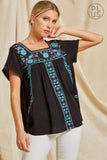 Andree by unit / Savanna Jane Babydoll Embroidered Top