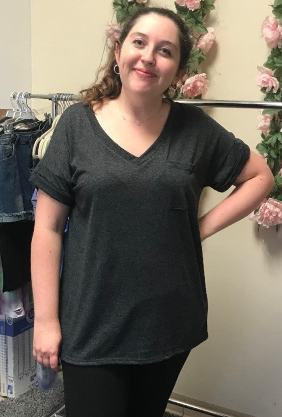 Boyfriend pocket top tee