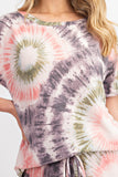 Don't Worry Be Happy Tie Dye Top