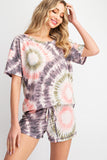 143 story don't worry be happy tie dye lounge set