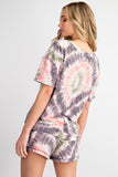 Don't Worry Be Happy Tie Dye Top
