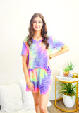 Carly Tie dye shorts set